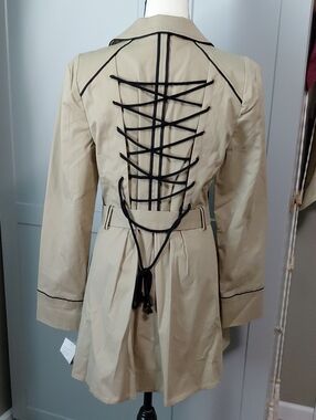 CASS Corset Trench Coat - Medium NWT
